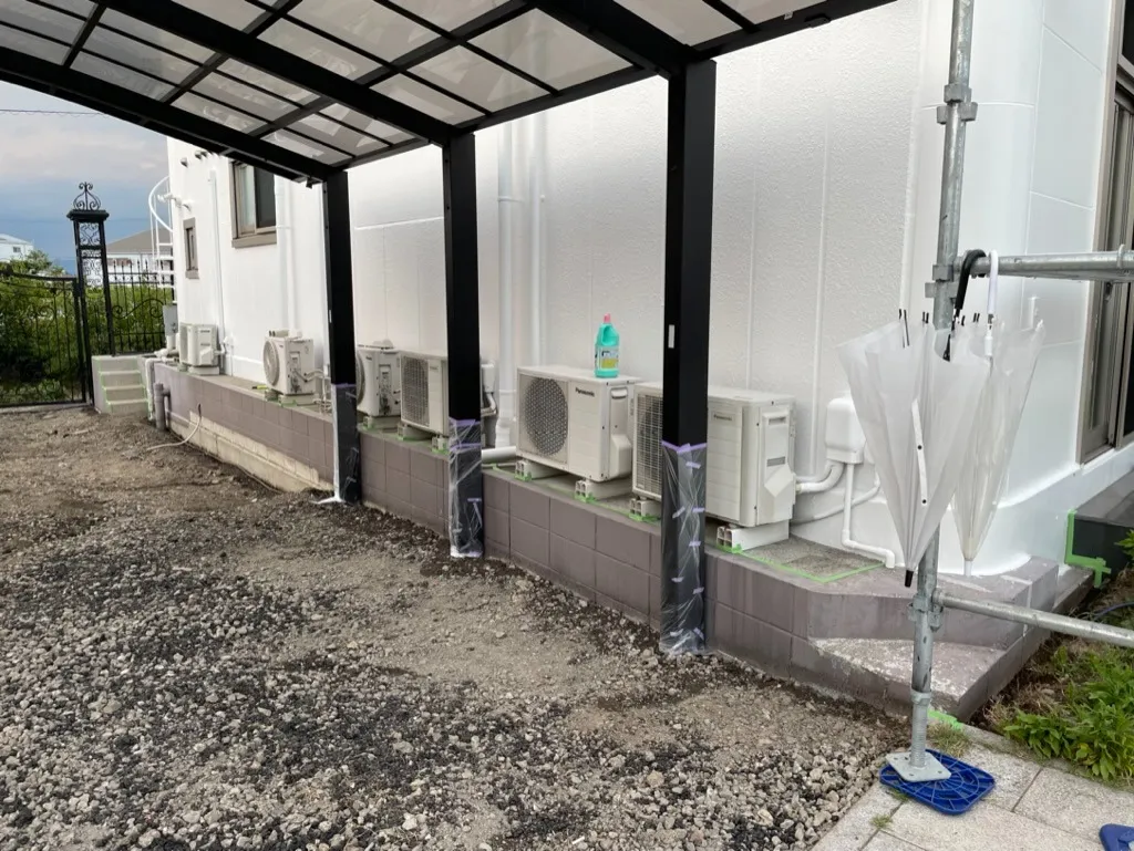 基礎ブロック塗装